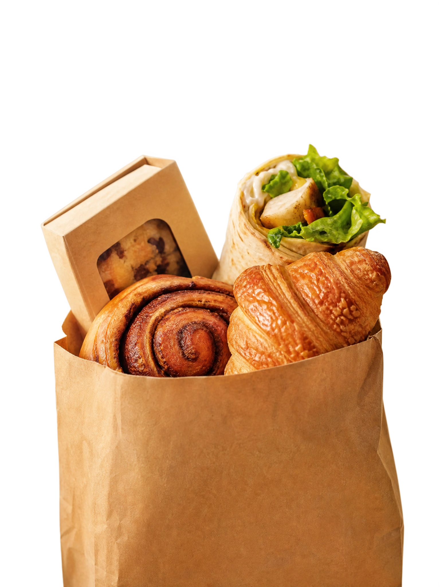 Пакет с выпечкой — главный визуал hero LastBiteFood Blog