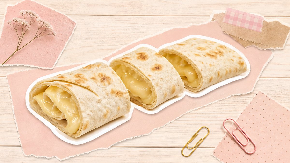 Стикеры ролла из лаваша с сыром