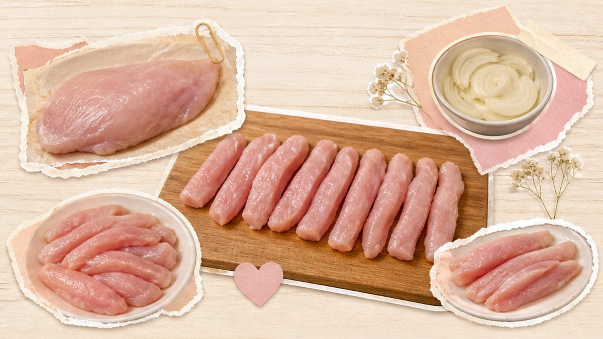 Стикеры нарезки филе грудки и бедра