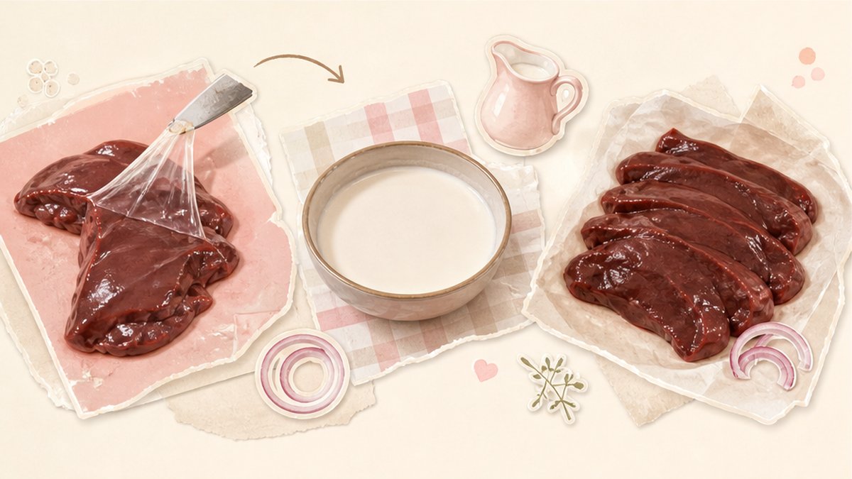 Стикеры очистки плёнки свиной печени, молока и тонкой нарезки